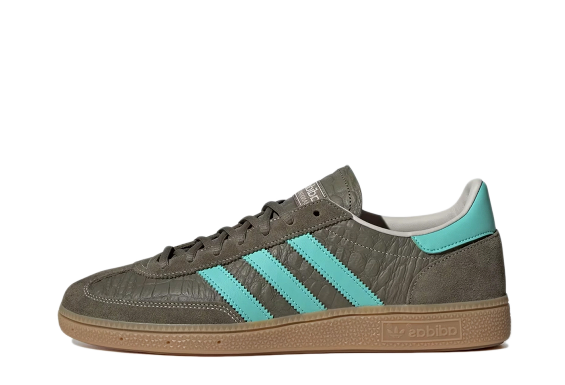Adidas Handball Spezial 'Olive Strata Croc' (2026) Olive Strata / Acid Mint / Gum sneaker – authenticated on KLEKT