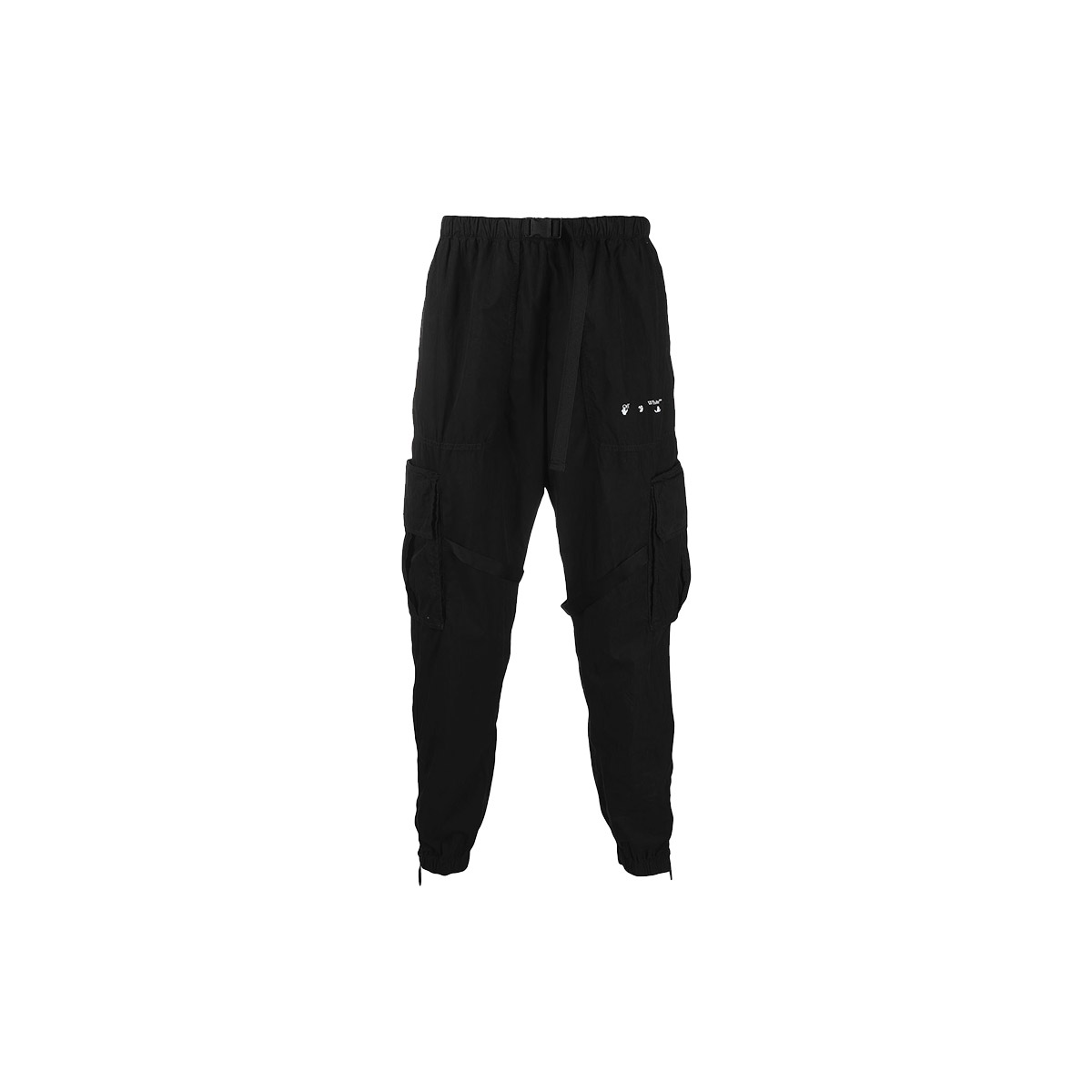 Off White Parachute Cargo Trousers Pants Logo Black (2021) BLACK/WHITE sneaker – authenticated on KLEKT