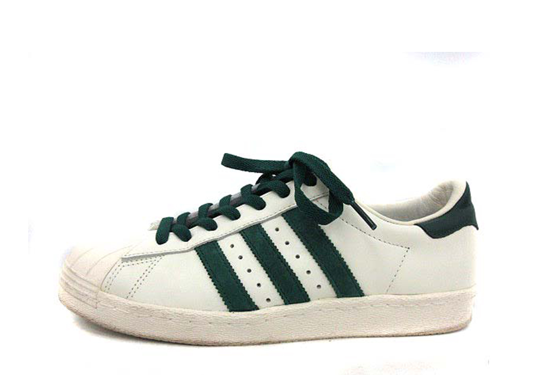 Adidas Superstar 80s DLX White Green sneaker – authenticated on KLEKT