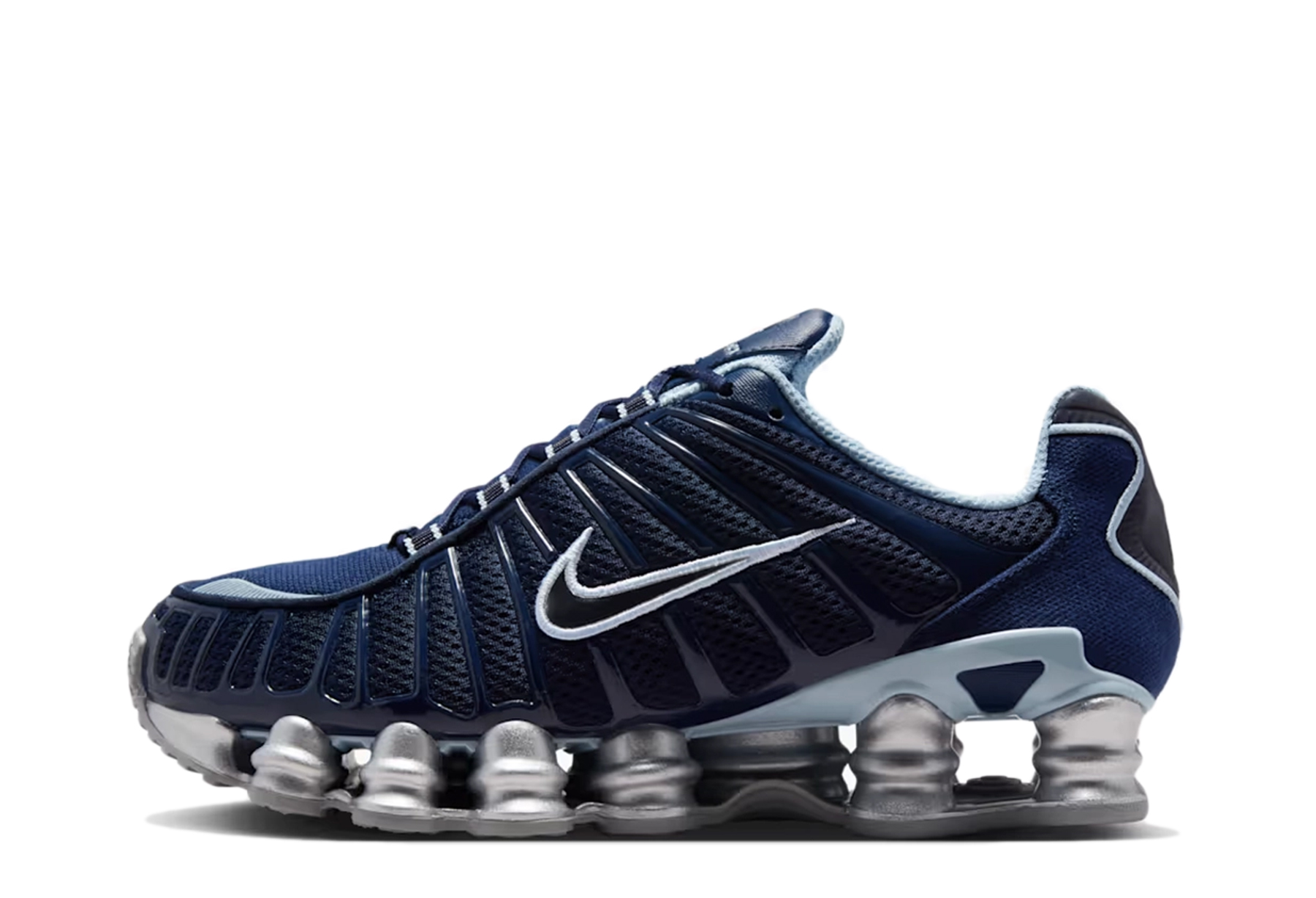 Nike Shox TL 'Obsidian' (2026) Obsidian/Light Armory Blue/Flat Silver/Metallic Platinum sneaker – authenticated on KLEKT