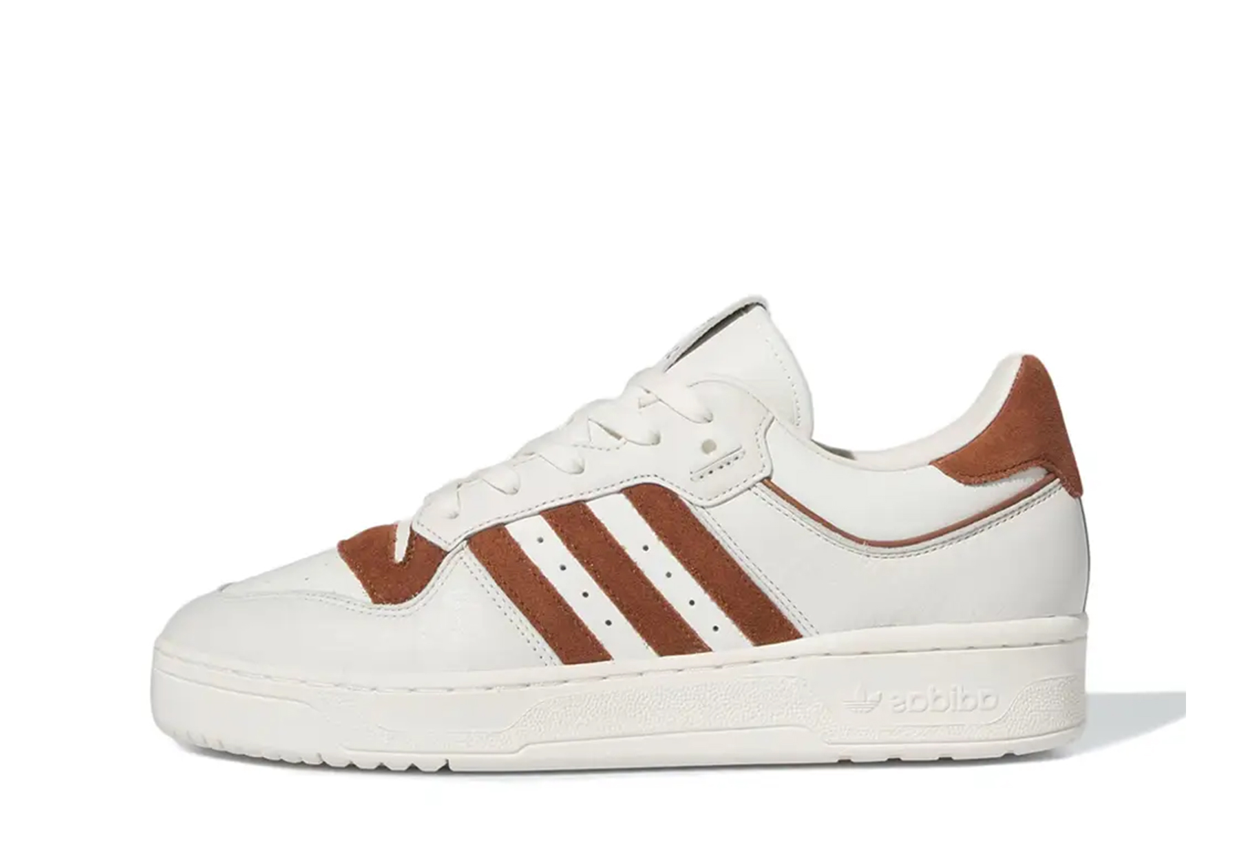 Adidas Rivalry 86 Low 'White Preloved Brown' (2024) WHITE/PRELOVED BROWN sneaker – authenticated on KLEKT