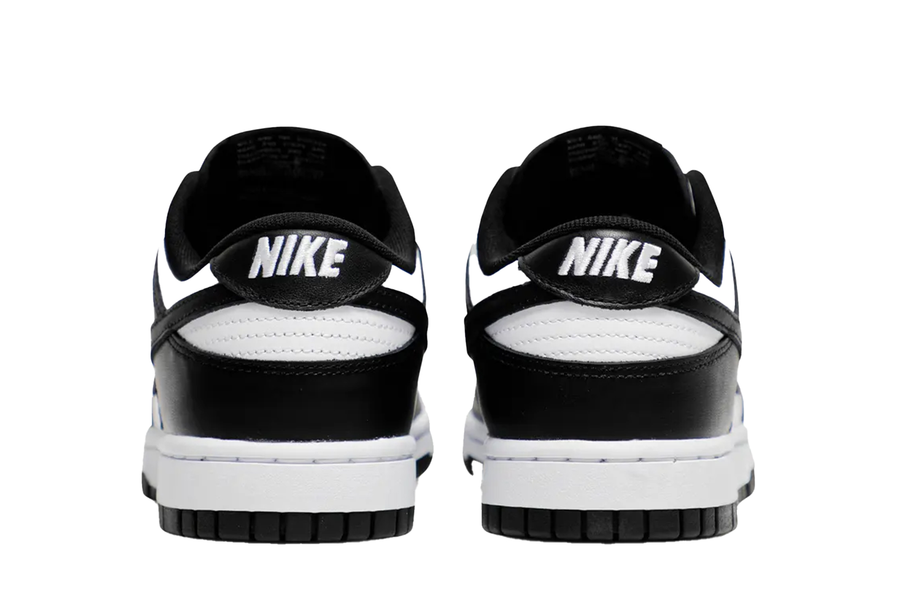 Nike Dunk Low Retro 'Black White Panda' BLACK/WHITE/BLACK sneaker – authenticated on KLEKT