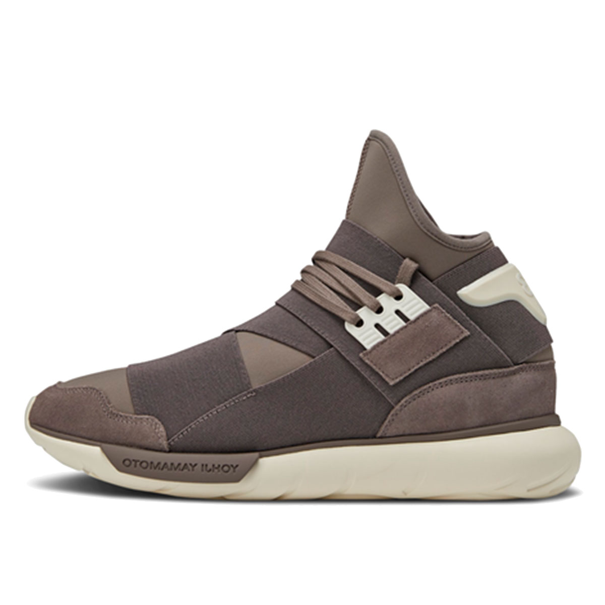 Adidas Y-3 Qasa High 'Brown Cream White' sneaker – authenticated on KLEKT