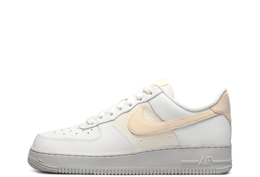 Adidas Air Force 1 Cross Stitch White Grey (2022) Summit White/Summit White/Fossil sneaker – authenticated on KLEKT