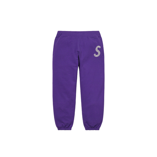 Supreme Swarovski S Logo Sweatpant Purple (SS21)