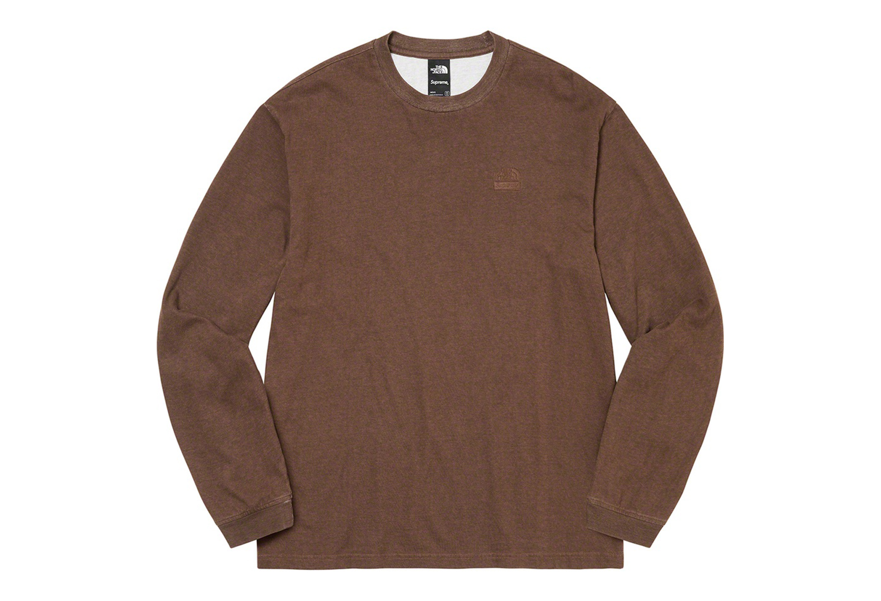 Supreme The North Face® Pigment Printed L/S Top Brown (FW22 