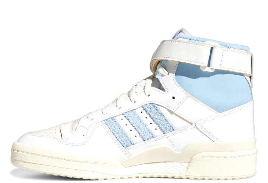 Adidas Forum 84 High UNC (2022) white/powder blue sneaker – authenticated on KLEKT