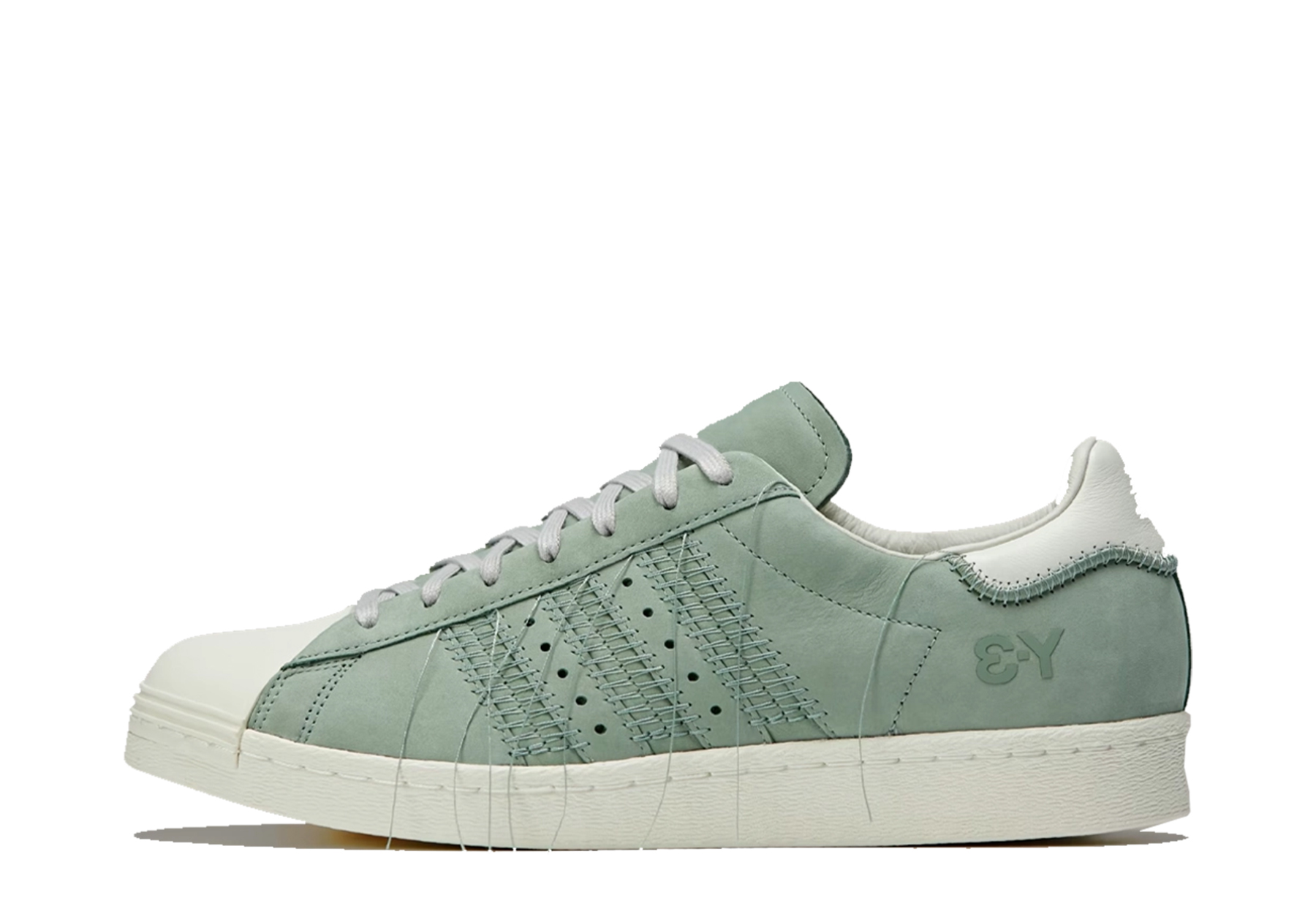 Adidas Y-3 Superstar 'Silver Green' (2023) Silver Green/Off White/Light Brown sneaker – authenticated on KLEKT
