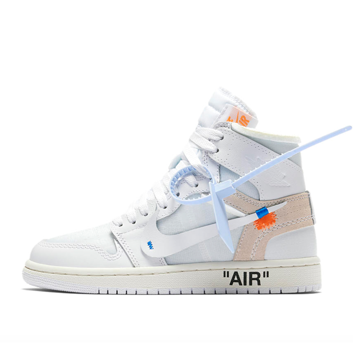 Air Jordan x Off-White 1 Retro High White BG (GS) (2018) WHITE sneaker – authenticated on KLEKT