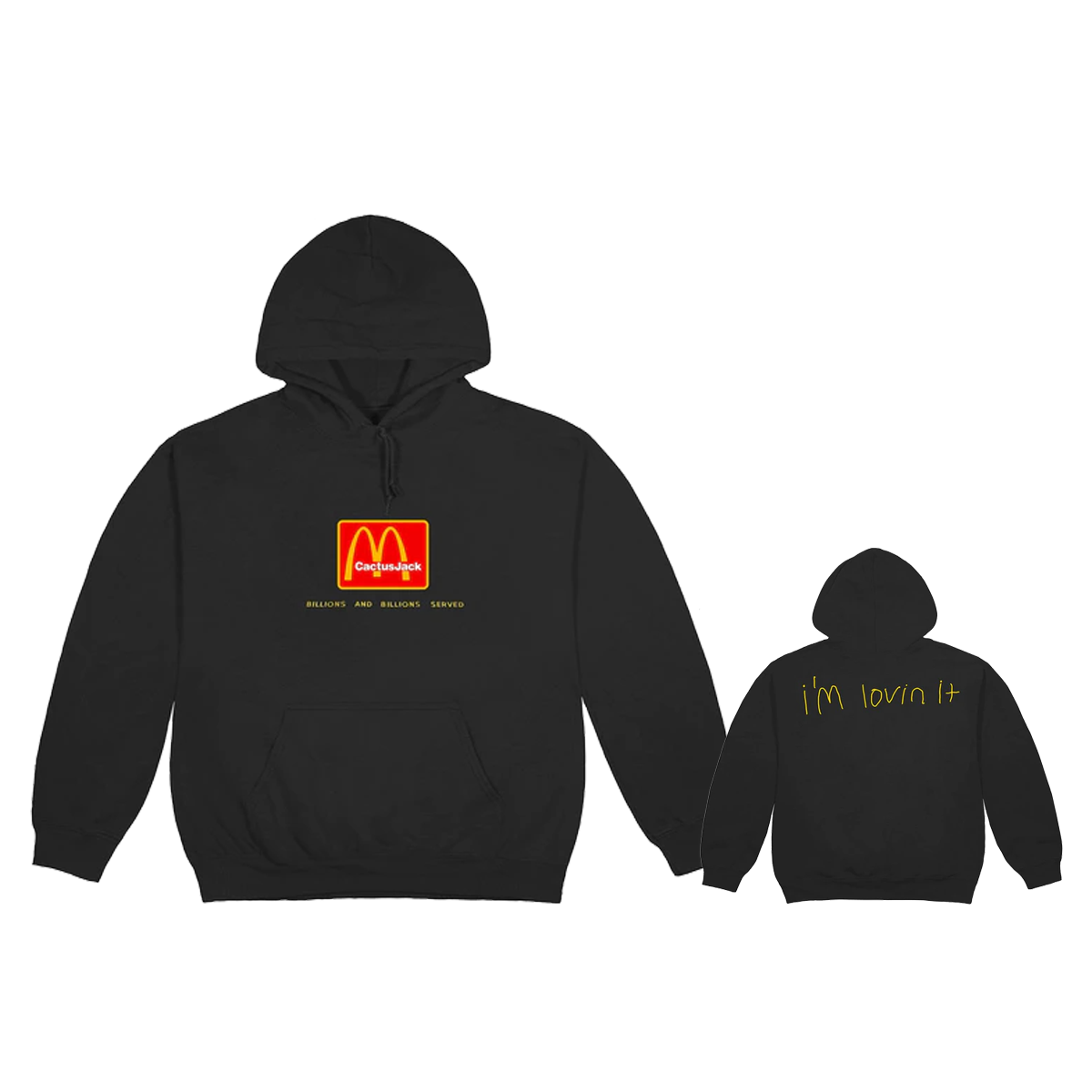 Travis Scott x McDonald's Billions Served Hoodie Washed Black (FW20) sneaker – authenticated on KLEKT