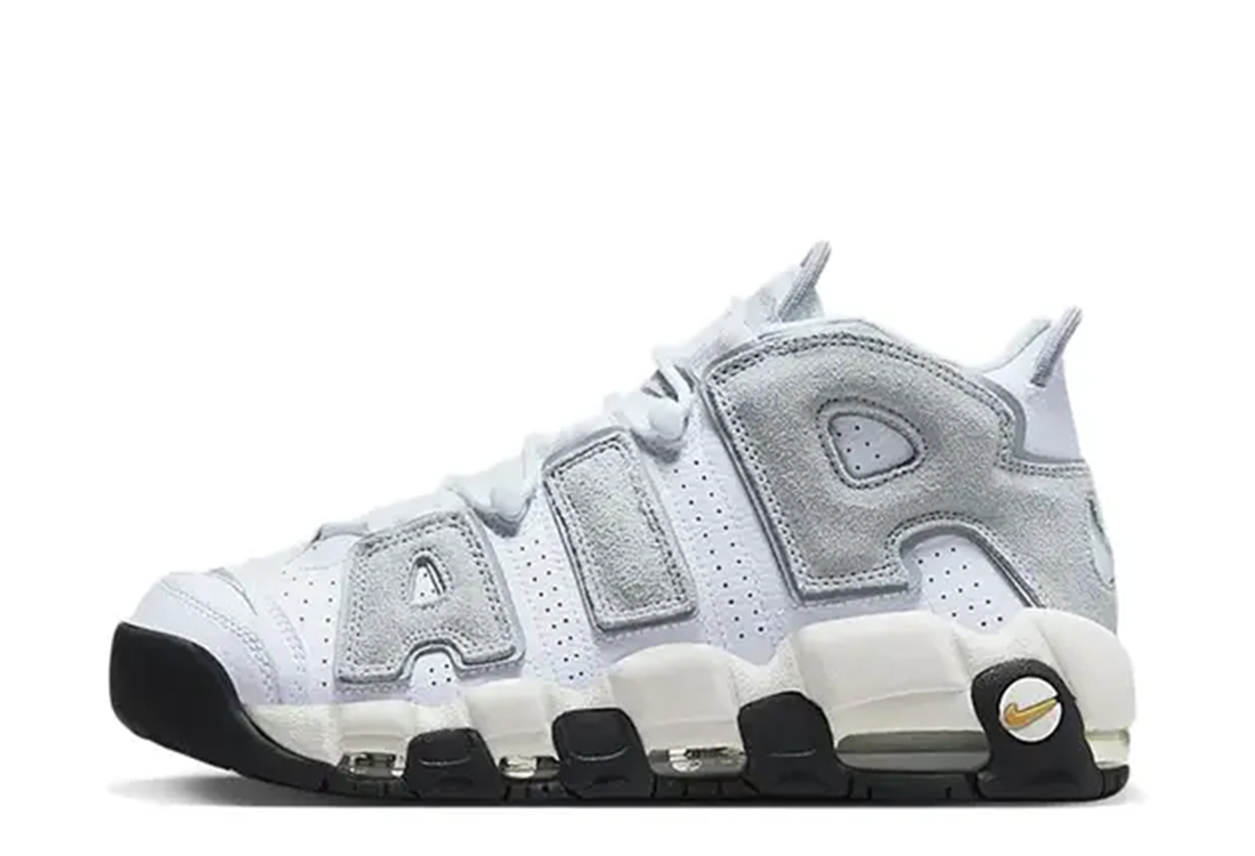 Nike Air More Uptempo White Grey Black (2022) WHITE/GREY/BLACK sneaker – authenticated on KLEKT