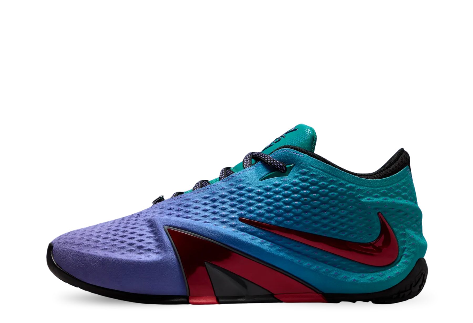 Nike Ja 4 'NY vs. NY' (2026) PERSIAN VIOLET/RIO TEAL-IRON GREY-FRUIT PUNCH sneaker – authenticated on KLEKT