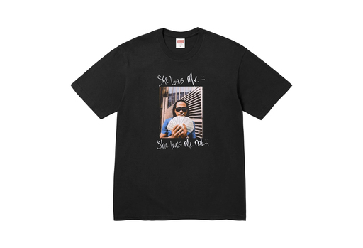 Supreme Max B Tee 'Black' (SS25) – authenticated on KLEKT