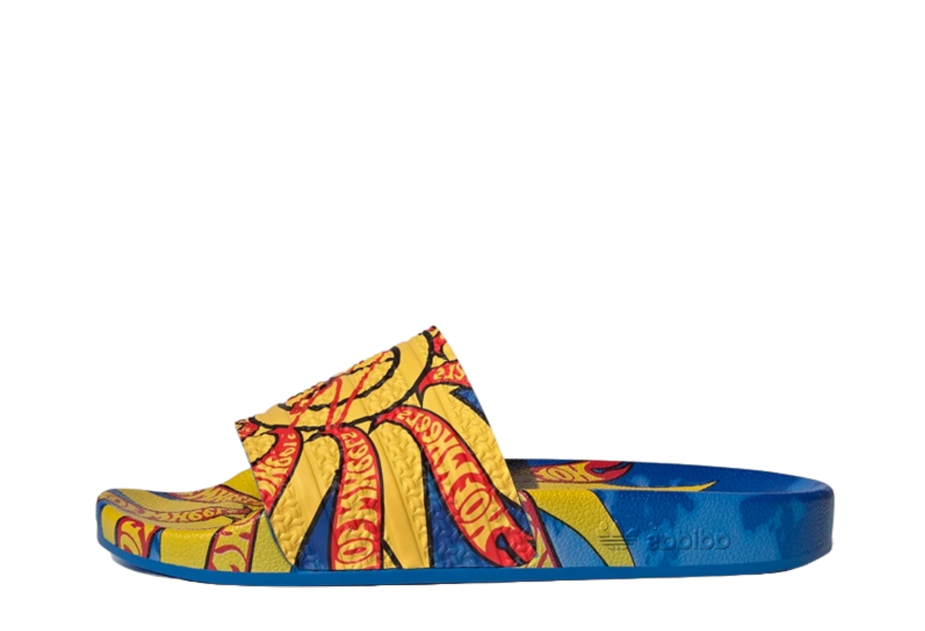 Adidas Adilette Slides Sean Wotherspoon x Hot Wheels (2022) Blue Bird/Bold Gold/Core Black sneaker – authenticated on KLEKT