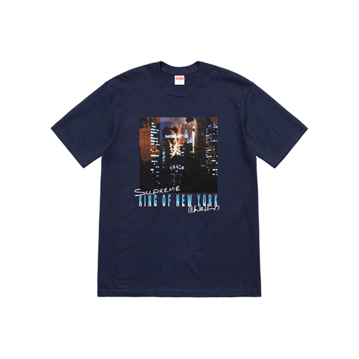 Supreme Christopher Walken King of New York T-Shirt Tee Navy (SS19) sneaker – authenticated on KLEKT