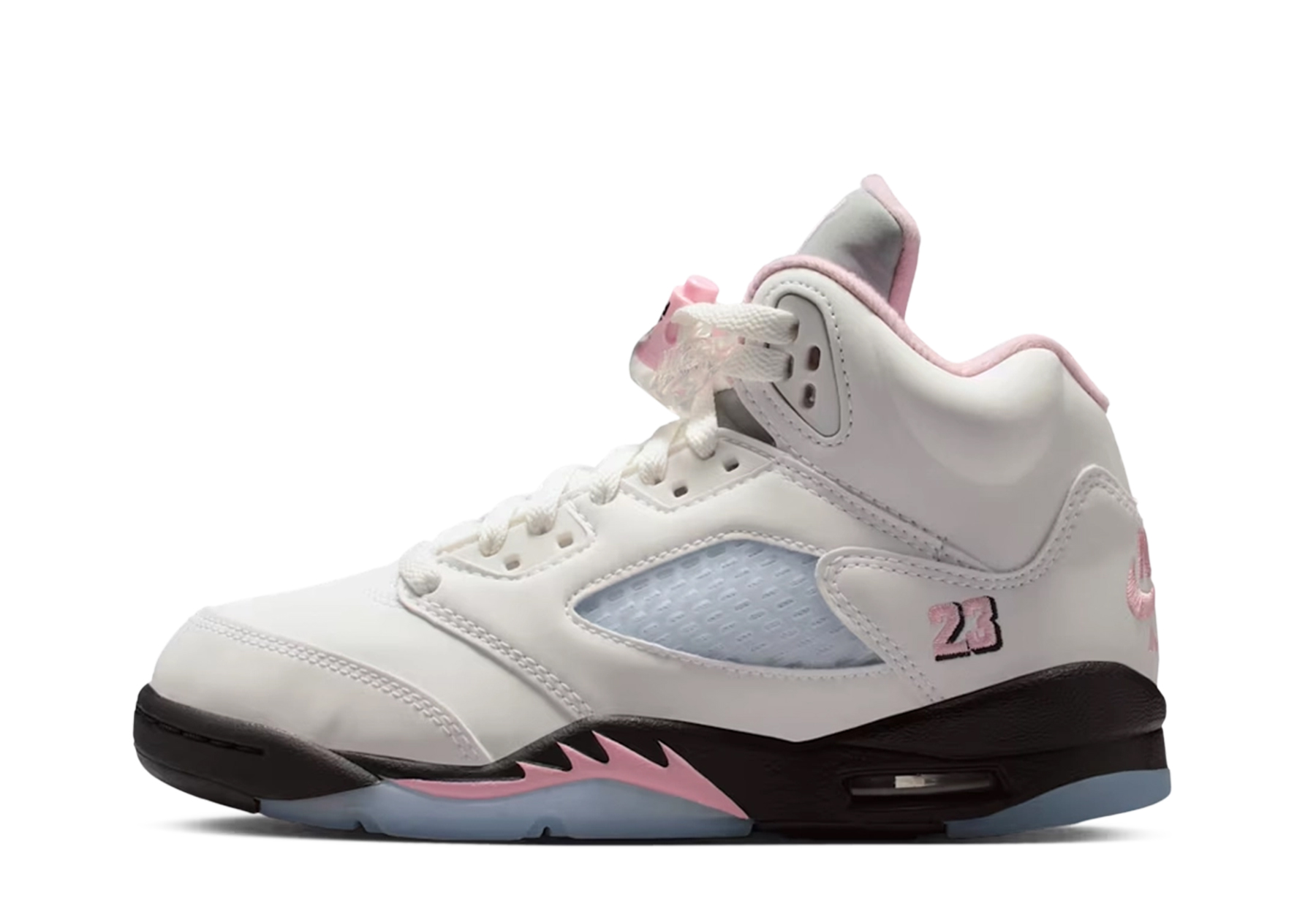 Air Jordan 5 Retro GS 'Medium Soft Pink' (2025) Medium Soft Pink/Black/White sneaker – authenticated on KLEKT