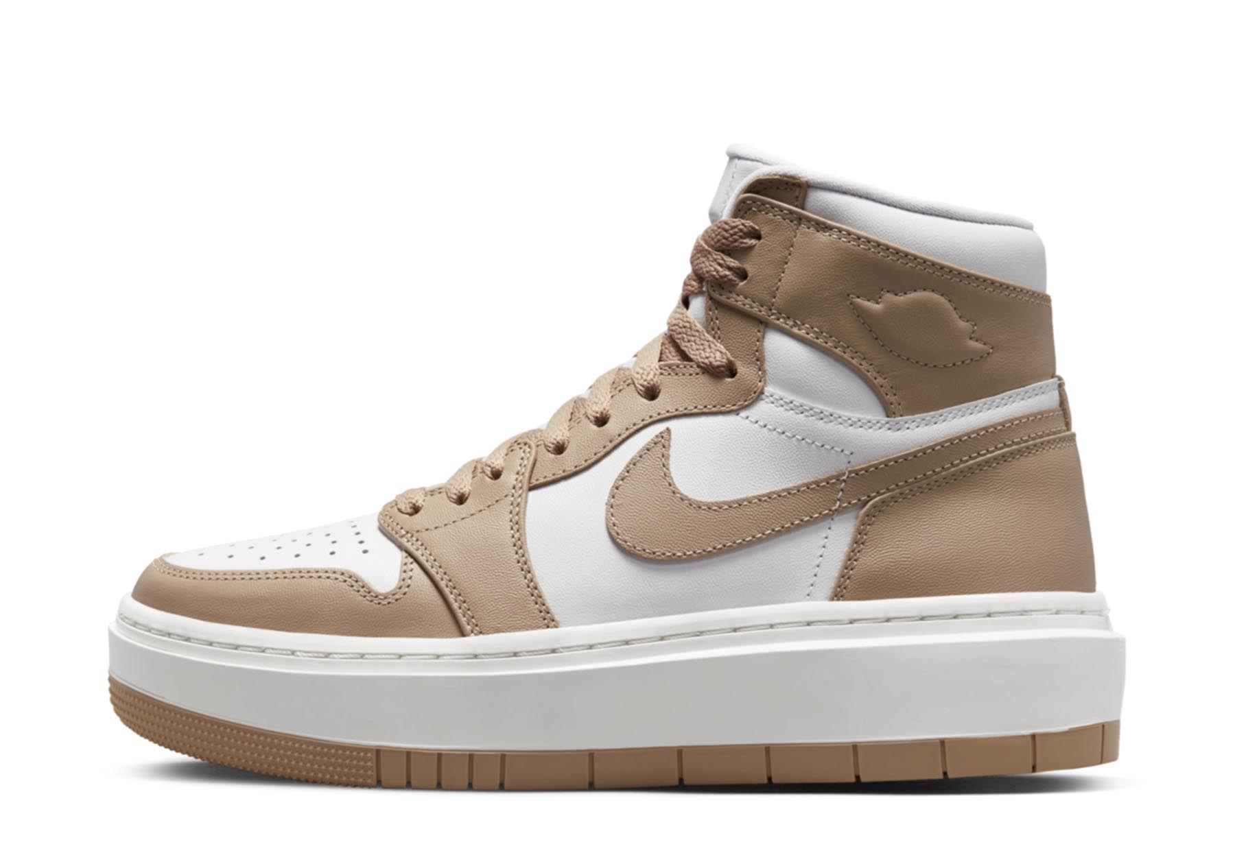 Air Jordan 1 High Elevate WMNS 'Vachetta Tan' (2023) Vachetta Tan/White/Gum sneaker – authenticated on KLEKT
