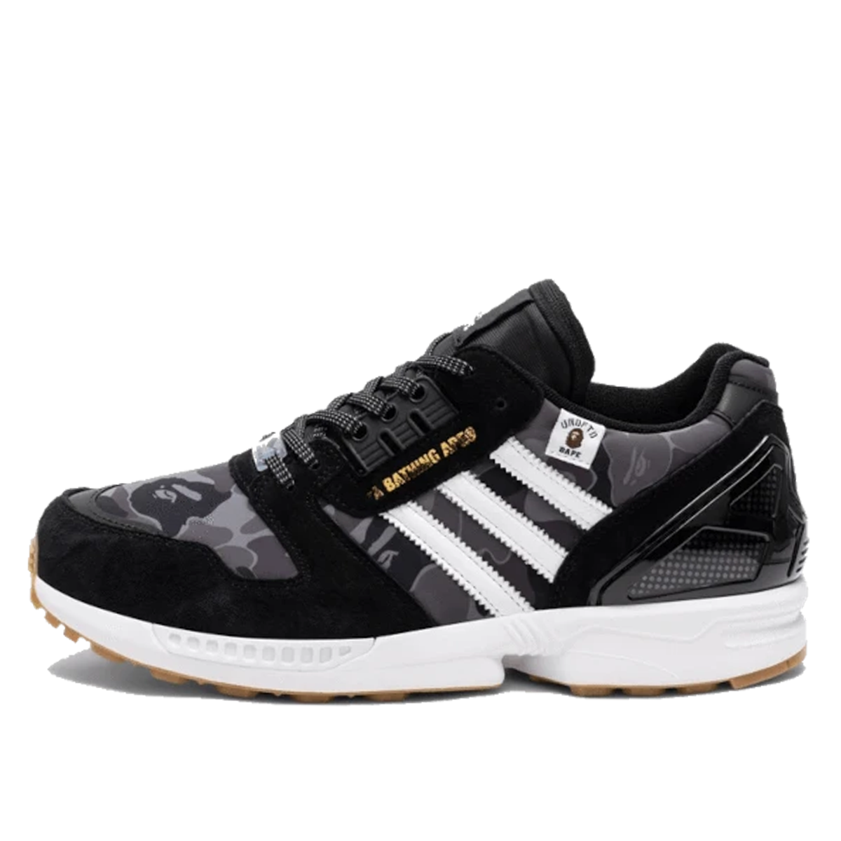 Adidas ZX 8000 Bape Undefeated Black (2020) sneaker – authenticated on KLEKT