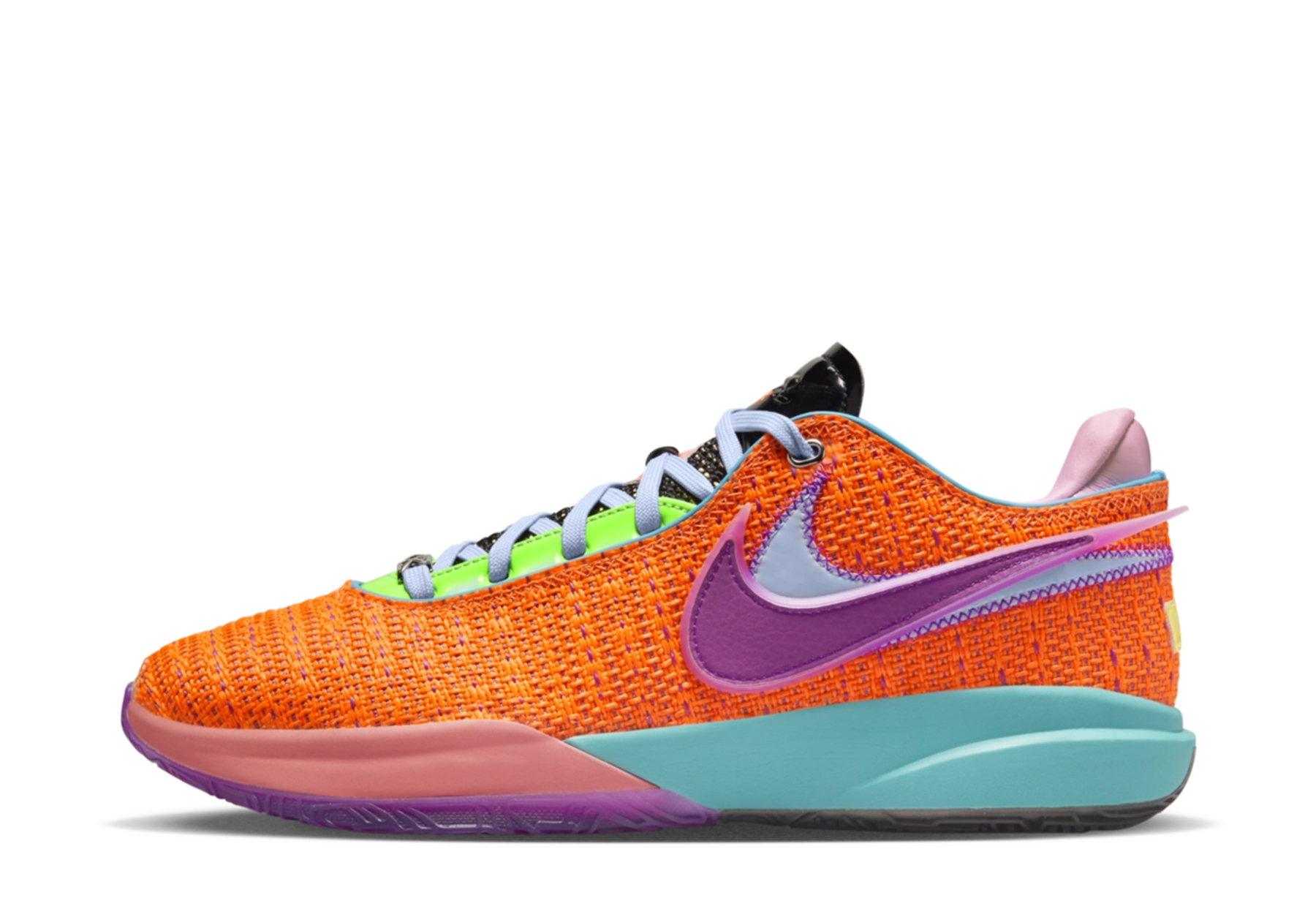 Nike Lebron 20 'Total Orange' (2023) Total Orange/Vivid Purple/Green Strike/Hot Punch sneaker – authenticated on KLEKT