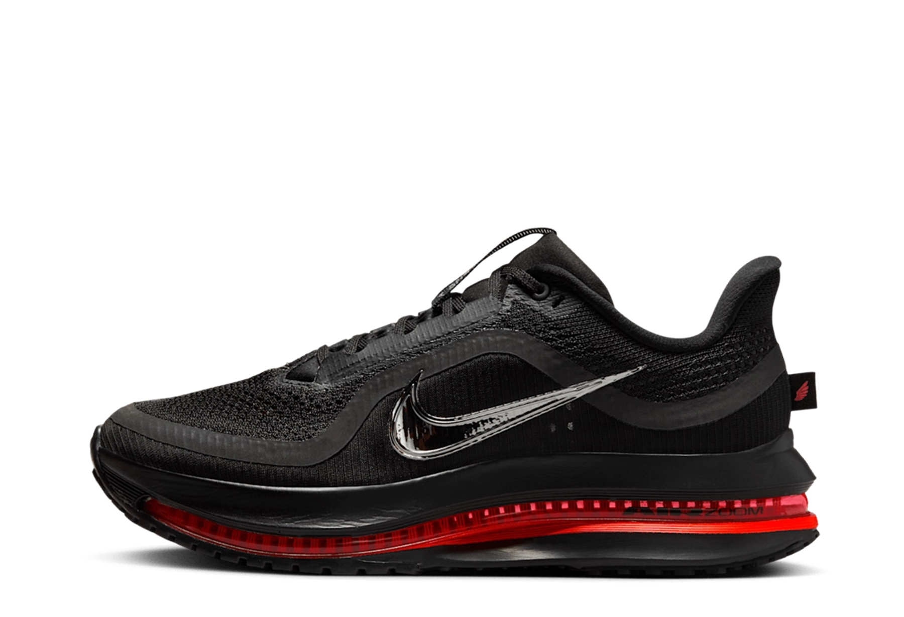 Nike Pegasus Premium WMNS 'Black & Bright Crimson' (2025) Black/Bright Crimson/Metallic Silver sneaker – authenticated on KLEKT