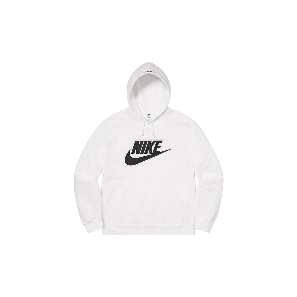 Supreme x Nike Leather Appliqué Hooded Sweatshirt White (FW19) sneaker – authenticated on KLEKT