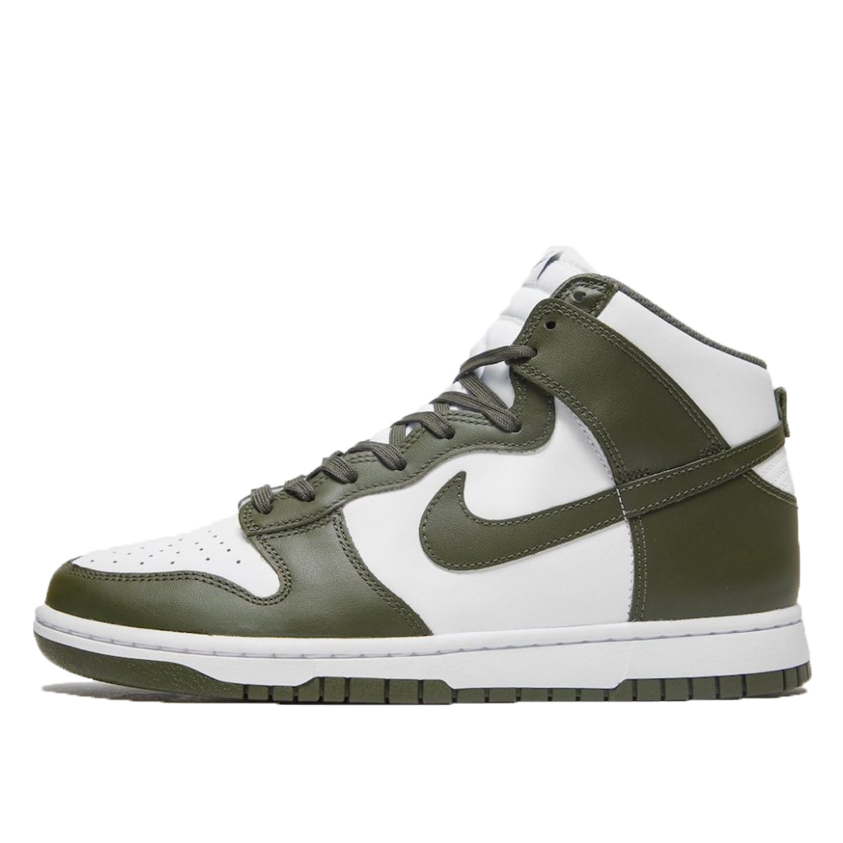 Nike Dunk High 'Cargo Khaki' (2021) WHITE/CARGO KHAKI sneaker – authenticated on KLEKT