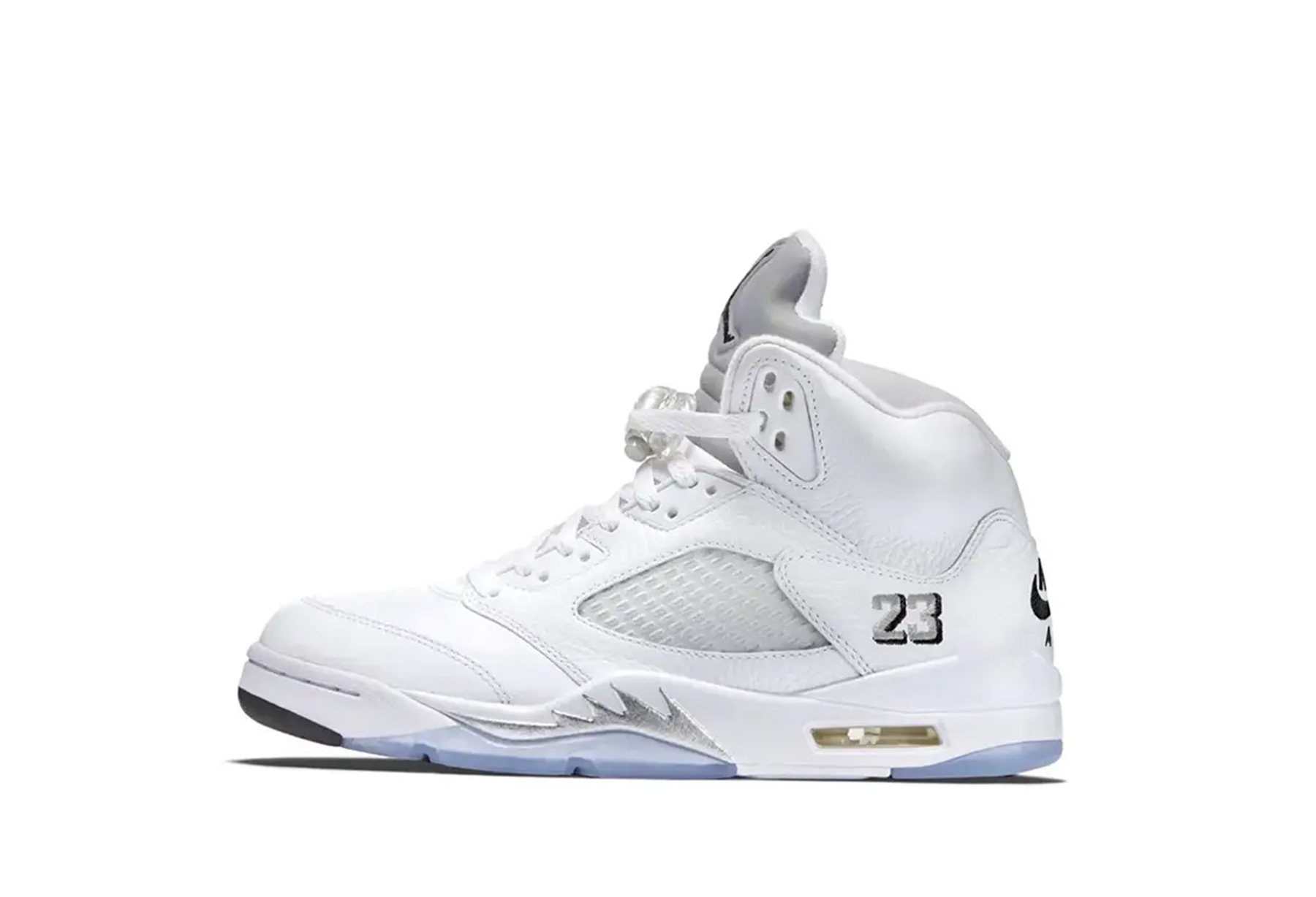 Air Jordan 5 OG 'White Metallic' (2026) WHITE sneaker – authenticated on KLEKT