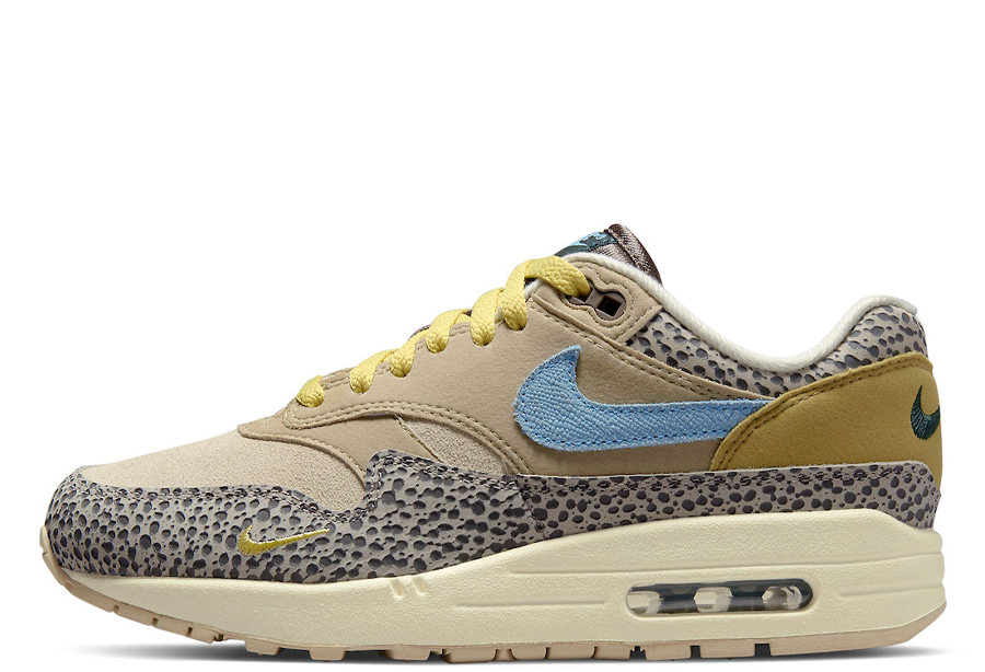 Nike Air Max 1 WMNS 'Safari Cobblestone' (2022) Cobblestone/Worn Blue sneaker – authenticated on KLEKT