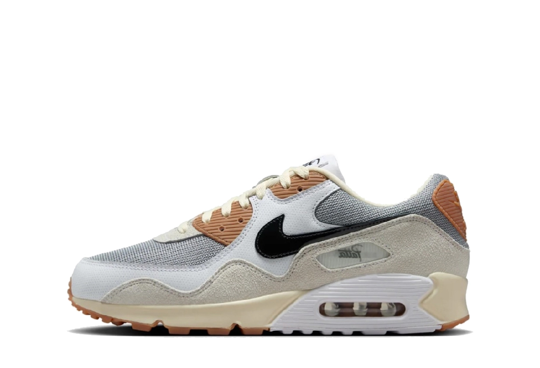 Nike x Patta Air Max 90 Waves 'Particle Grey Gum' (2025) Particle Grey/Coconut Milk/White/Black/Gum Medium Brown sneaker – authenticated on KLEKT