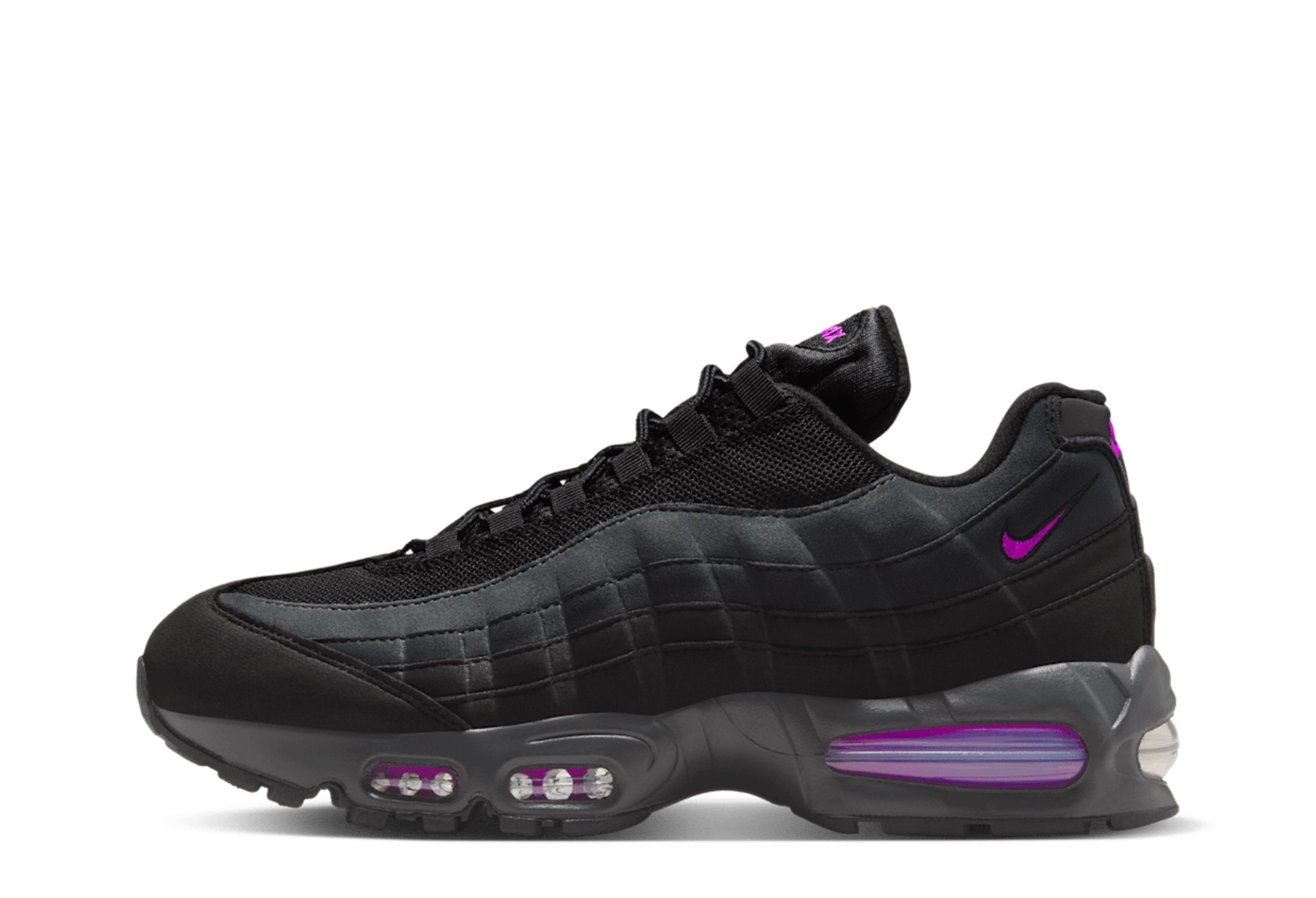 Nike Air Max 95 OG 'Vivid Purple' (2025) Black/Grey/Vivid Purple sneaker – authenticated on KLEKT