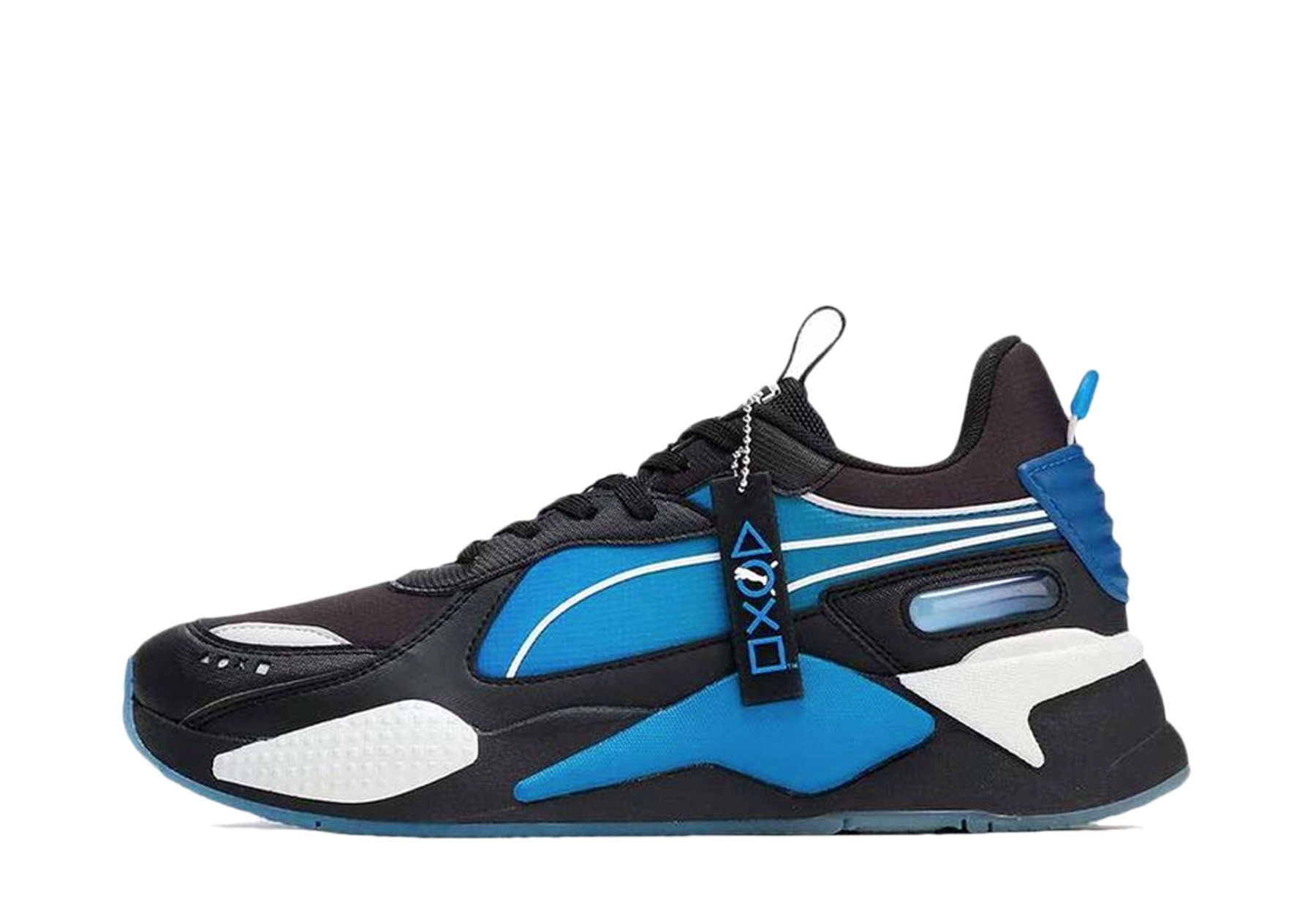 Puma x Playstation RS-X 'Black' (2024) Puma Black/Puma Team Royal sneaker – authenticated on KLEKT