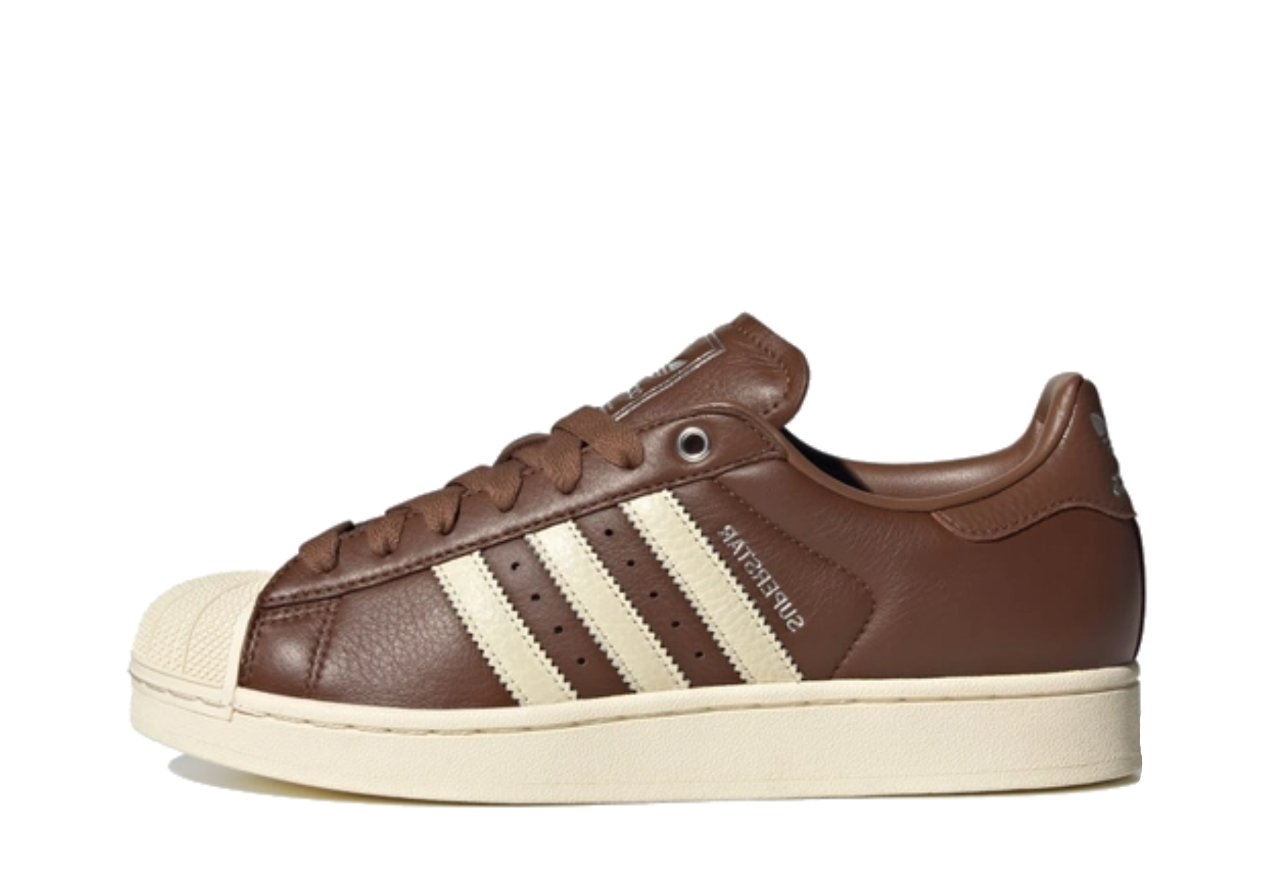 Adidas SUPERSTAR II (2026) Preloved Brown / Cream White / Silver Metallic sneaker – authenticated on KLEKT