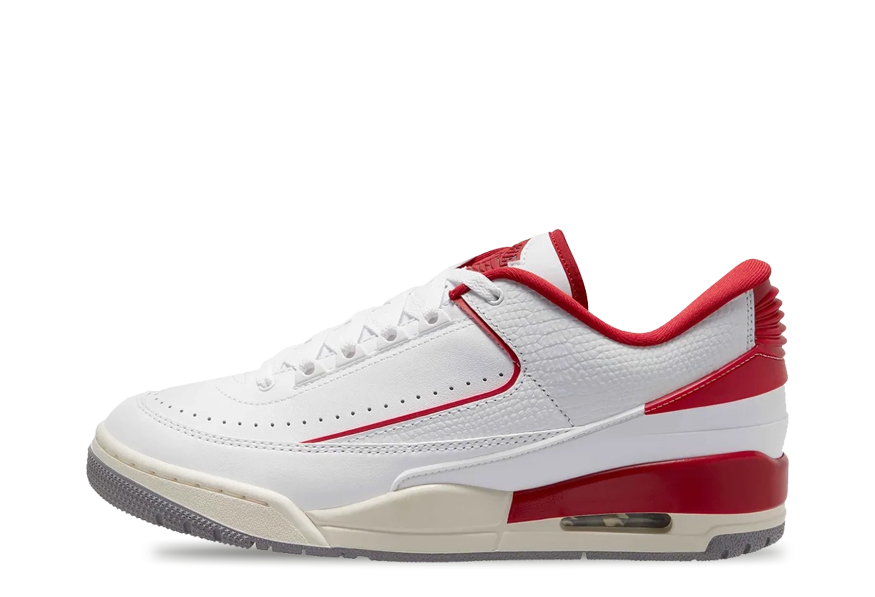 Air Jordan 2/3 'Varsity Red' (2024) White/Varsity Red/Sail/Cement Grey sneaker – authenticated on KLEKT