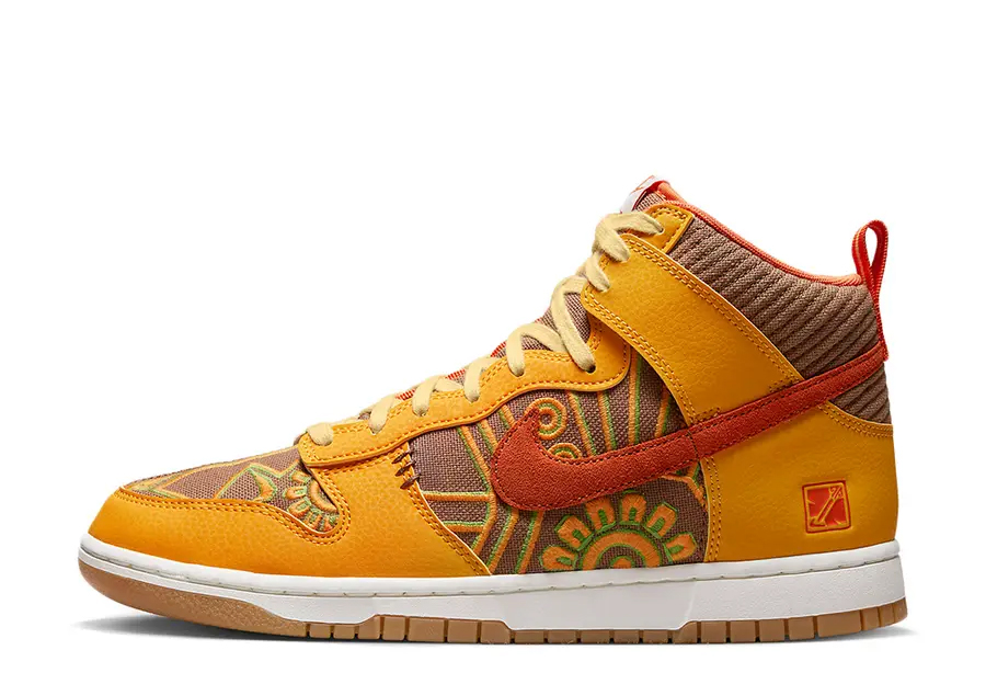 Nike Dunk High PRM Somos Familia (2022) OFF NOIR/STARFISH-DARK DRIFTWOOD-LEMON WASH-SAIL-BLACK sneaker – authenticated on KLEKT