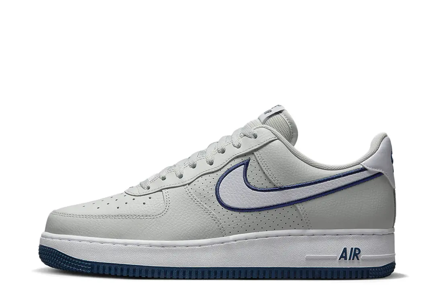 Nike Air Force 1 Low Embroidered Swoosh Grey (2023) Swoosh Grey sneaker – authenticated on KLEKT