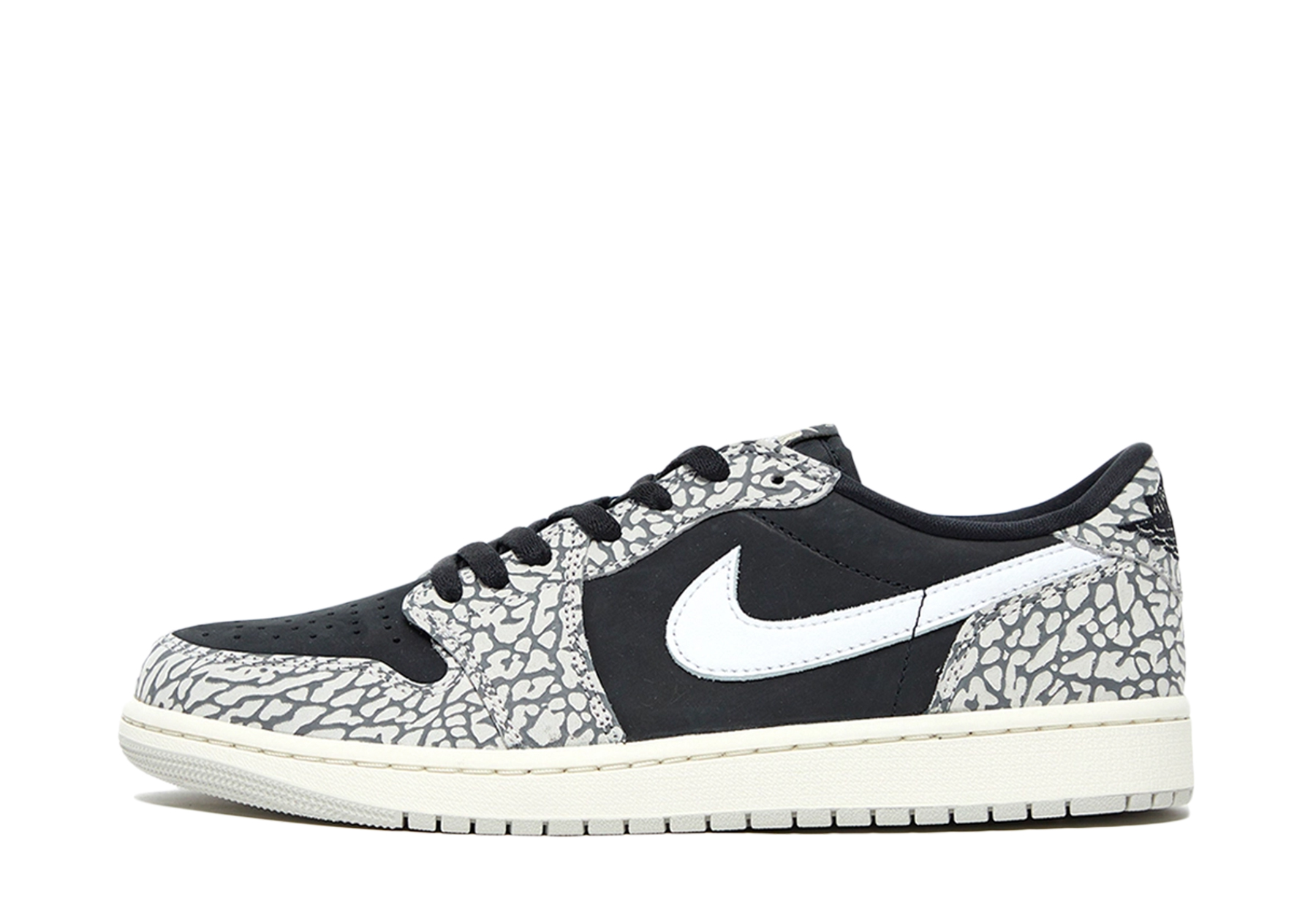 Air Jordan 1 Low OG 'Black Cement' (2023) White/Black/Grey sneaker – authenticated on KLEKT