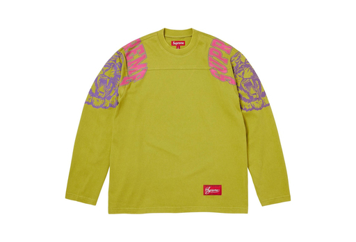 Supreme Mascot L/S Football Top 'Green' (FW25) – authenticated on KLEKT