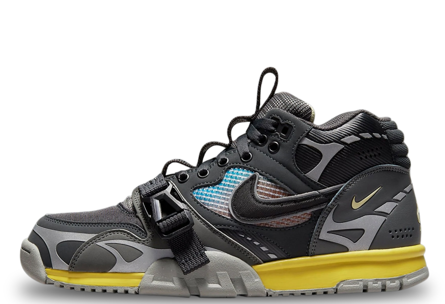 Nike Air Trainer 1 SP 'Dark Smoke Grey' (2022) grey/black/yellow sneaker – authenticated on KLEKT