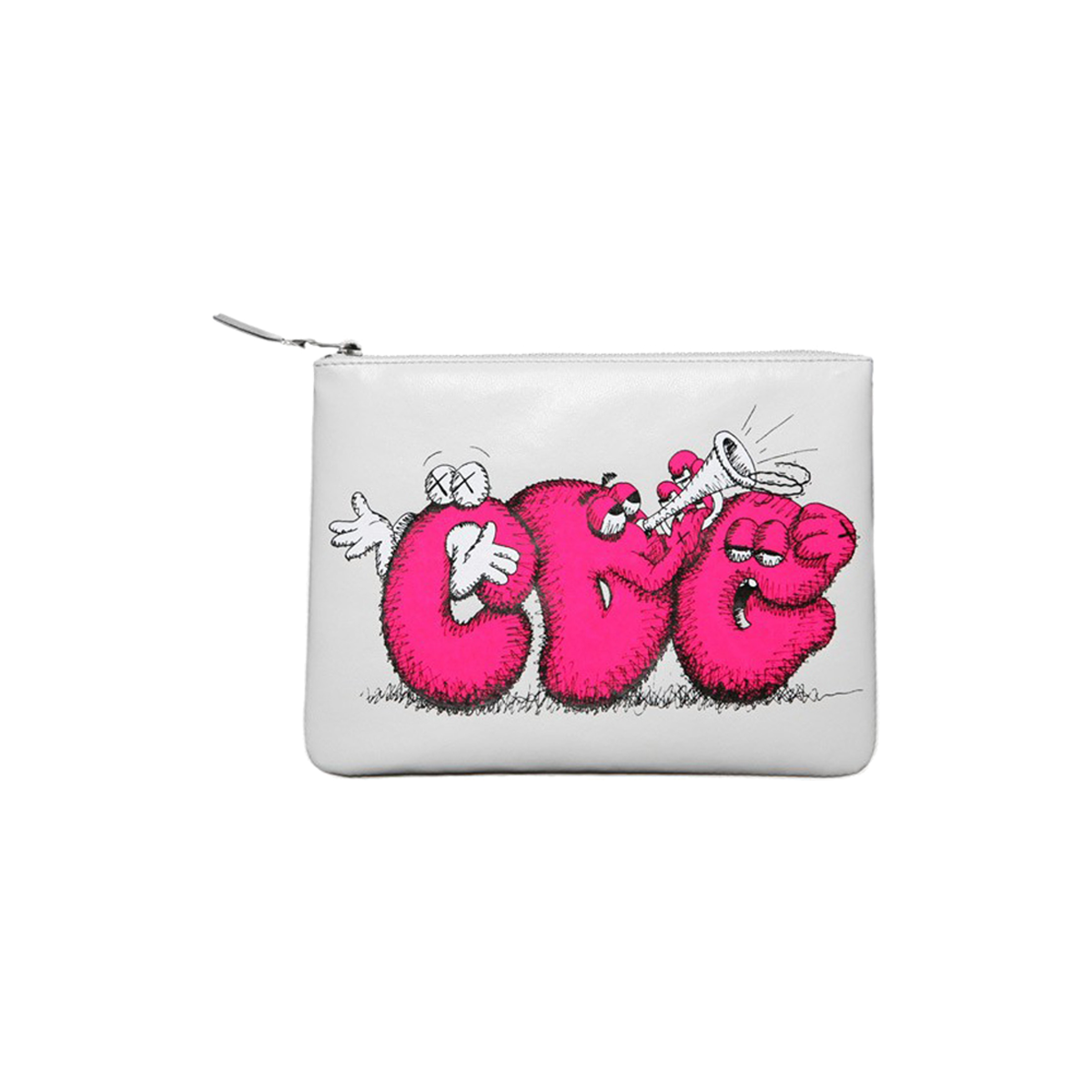 Comme Des Garcons x Kaws Zip Pouch Large White (2007) WHITE sneaker – authenticated on KLEKT