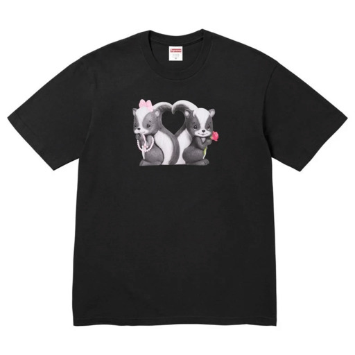 Supreme Skunk Tee 'Black' (2026) – authenticated on KLEKT