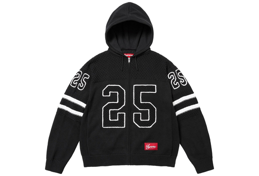 Supreme Sport Zip Up Hooded Sweater 'Black' (SS25) – authenticated on KLEKT