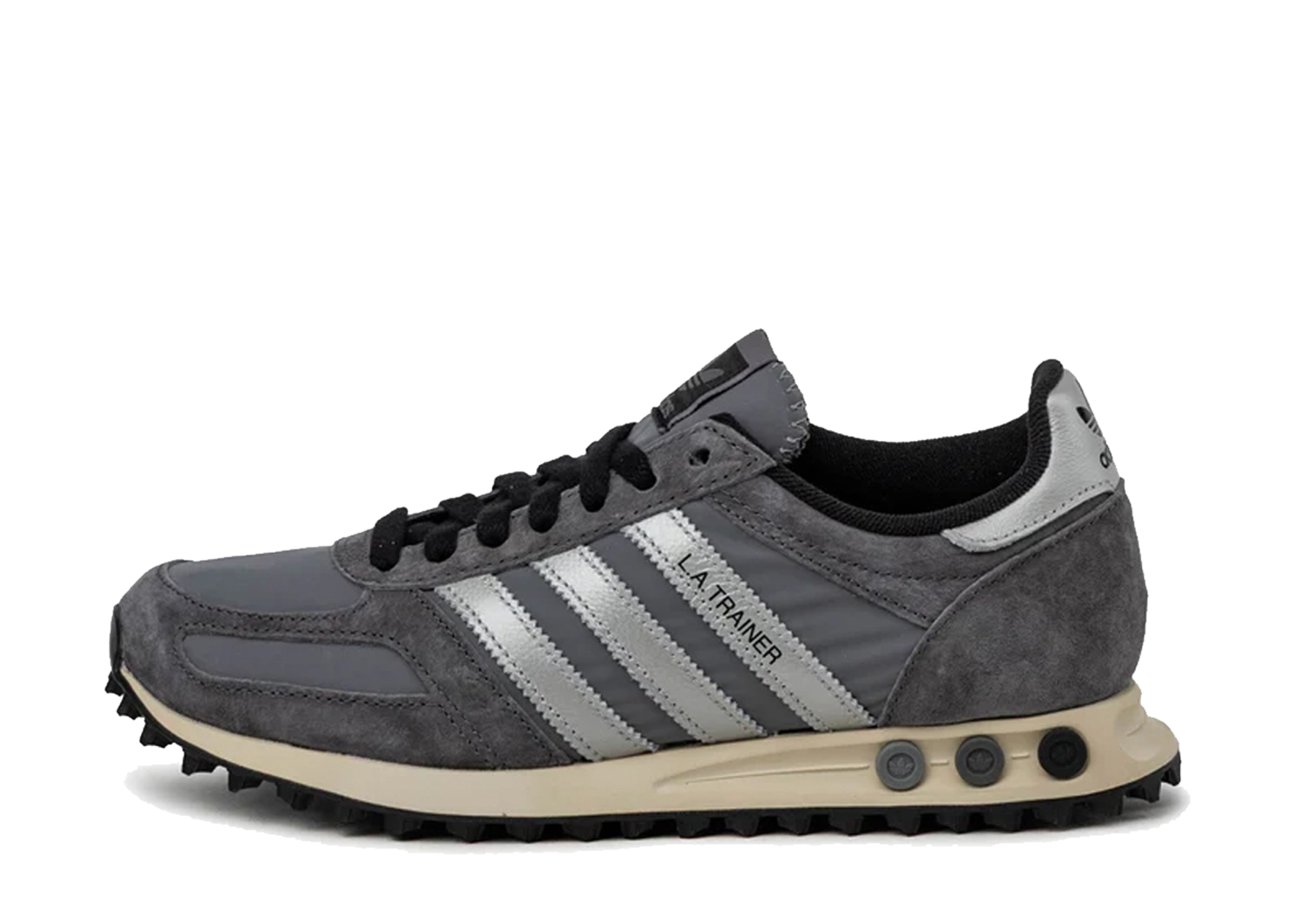 Adidas LA Trainer OG 'Grey Three' (2025) Grey Three/Silver Metallic/Off White sneaker – authenticated on KLEKT