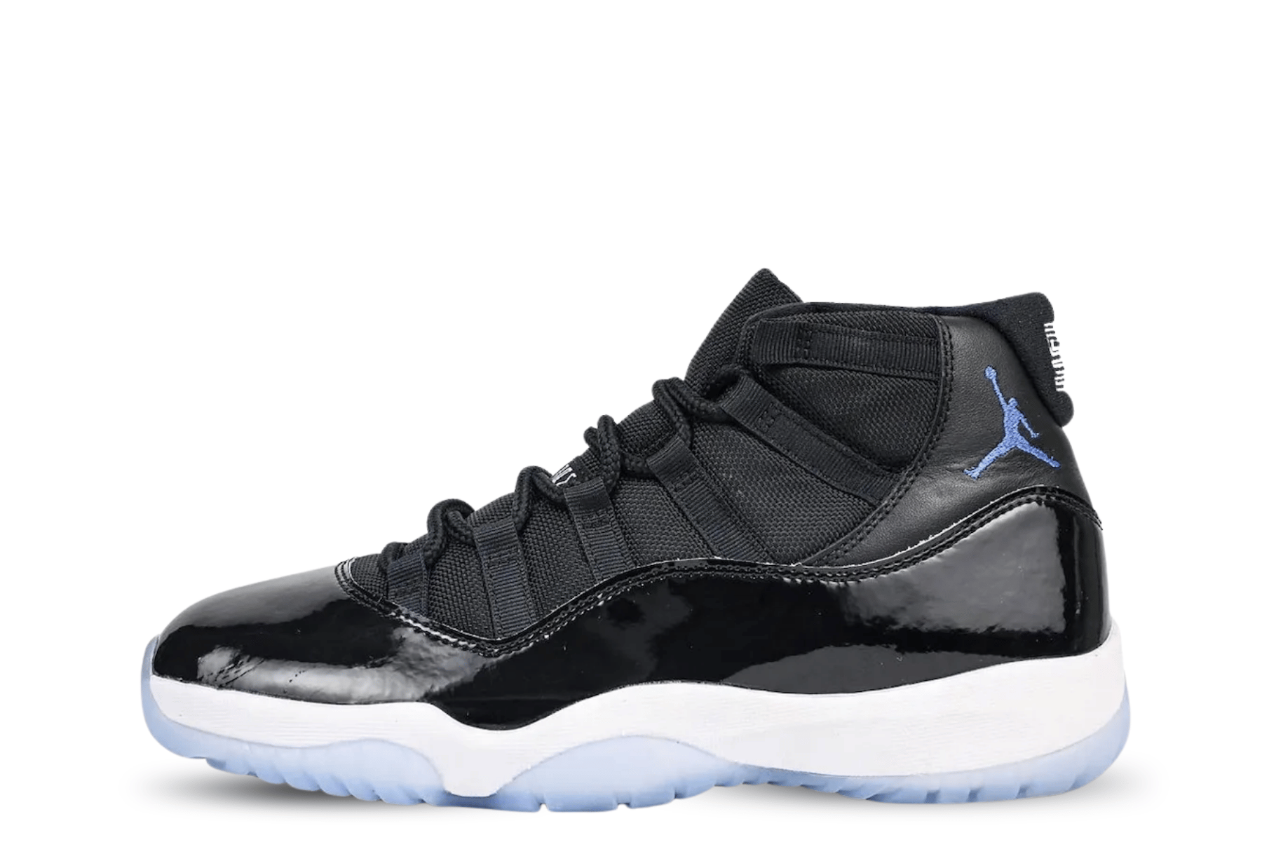 Air Jordan 11 'Space Jam' (2026) Black/Varsity Royal-White sneaker – authenticated on KLEKT