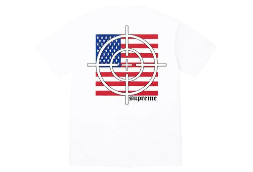 Supreme Target Tee 'White' (FW25) – authenticated on KLEKT