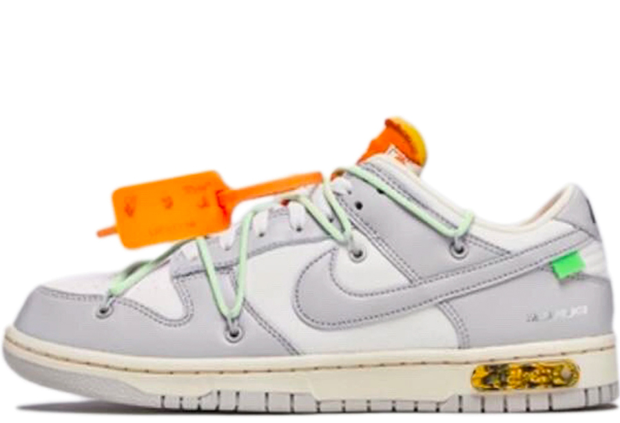 Nike x Off-White Dunk Low 'Lot 43' (2021) Sail/Neutral Grey-Barely Volt sneaker – authenticated on KLEKT