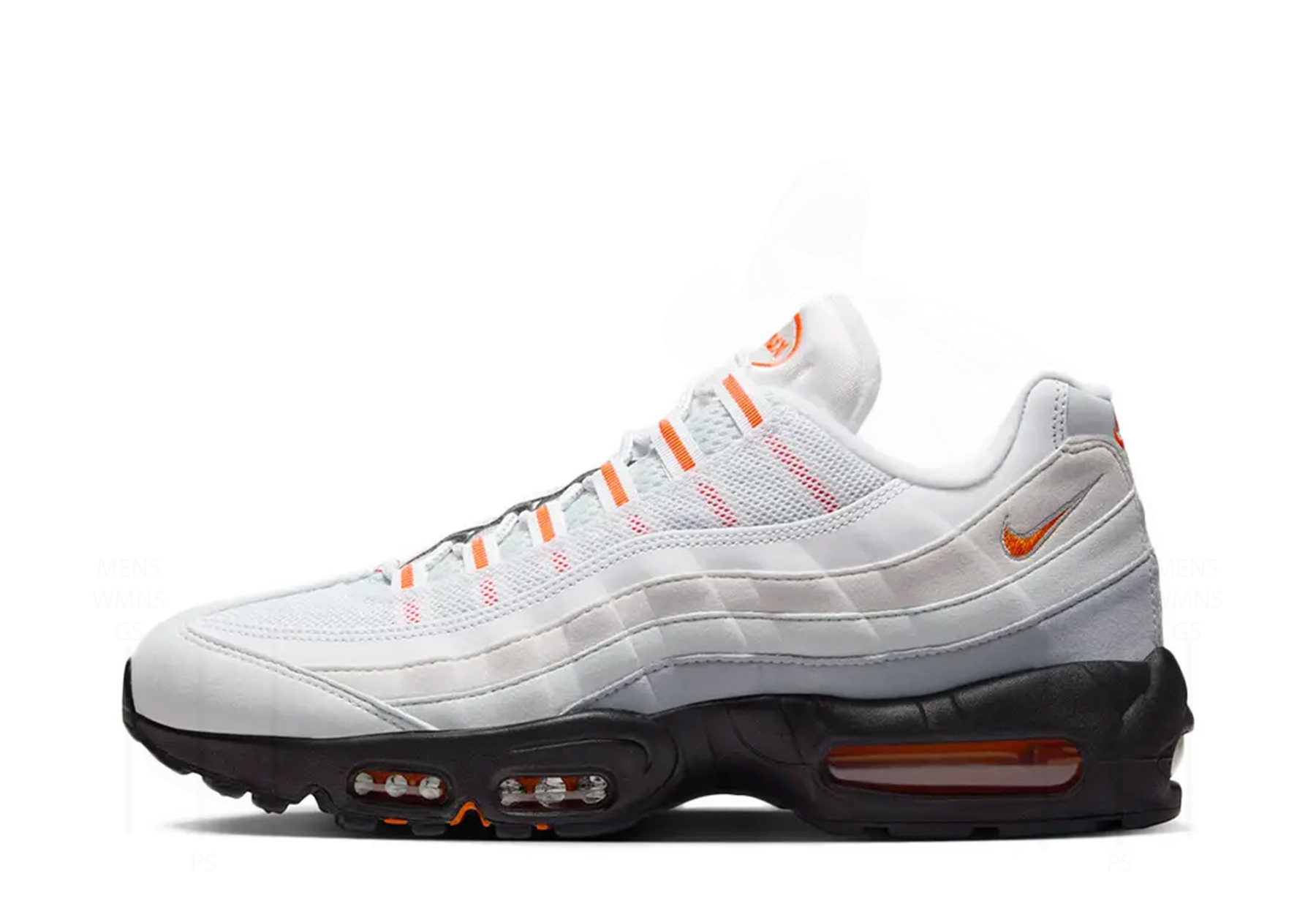 Nike Air Max 95 'Wolf Grey Safety Orange' (2024) GREY/WHITE sneaker – authenticated on KLEKT