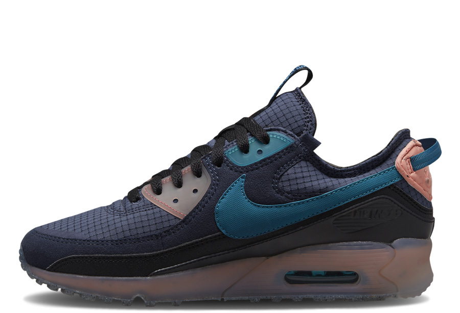 Nike Air Max 90 Terrascape Obsidian Marina (2022) Marina-Thunder Blue/coral pink sneaker – authenticated on KLEKT