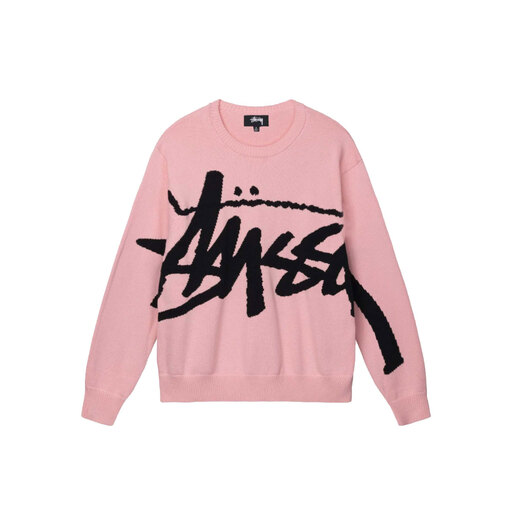 Stussy Stock Sweater Pink (FW22)