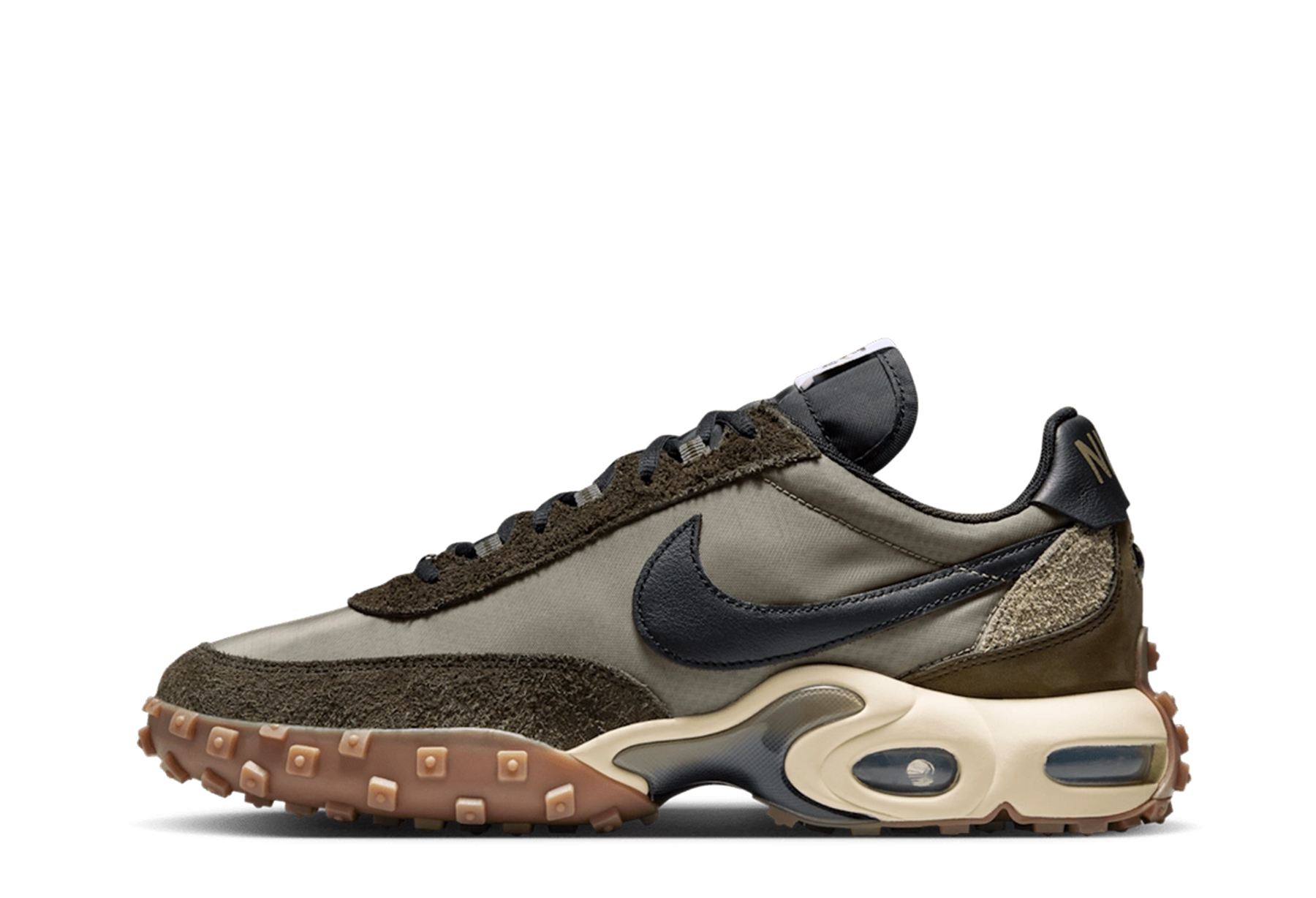 Nike Air Max Waffle 'Matte Olive' (2025) Matte Olive/Gum Dark Brown/Legion Brown/Black sneaker – authenticated on KLEKT