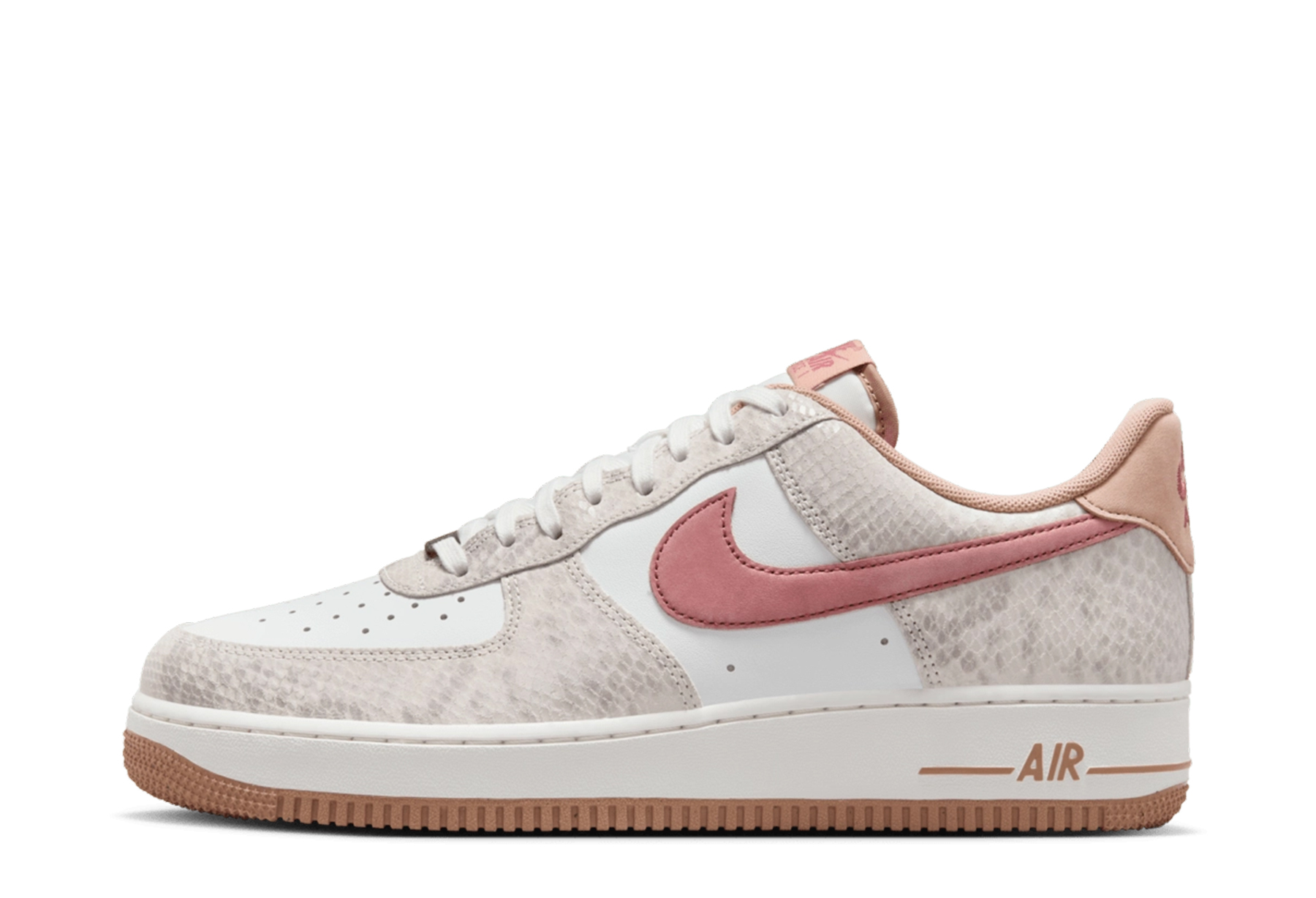 Nike Air Force 1 Low 'Pink Snakeskin' (2025) Summit White/Canyon Rust/Sail sneaker – authenticated on KLEKT